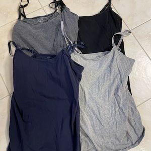 Motherhood nursing tanks bundle of 4